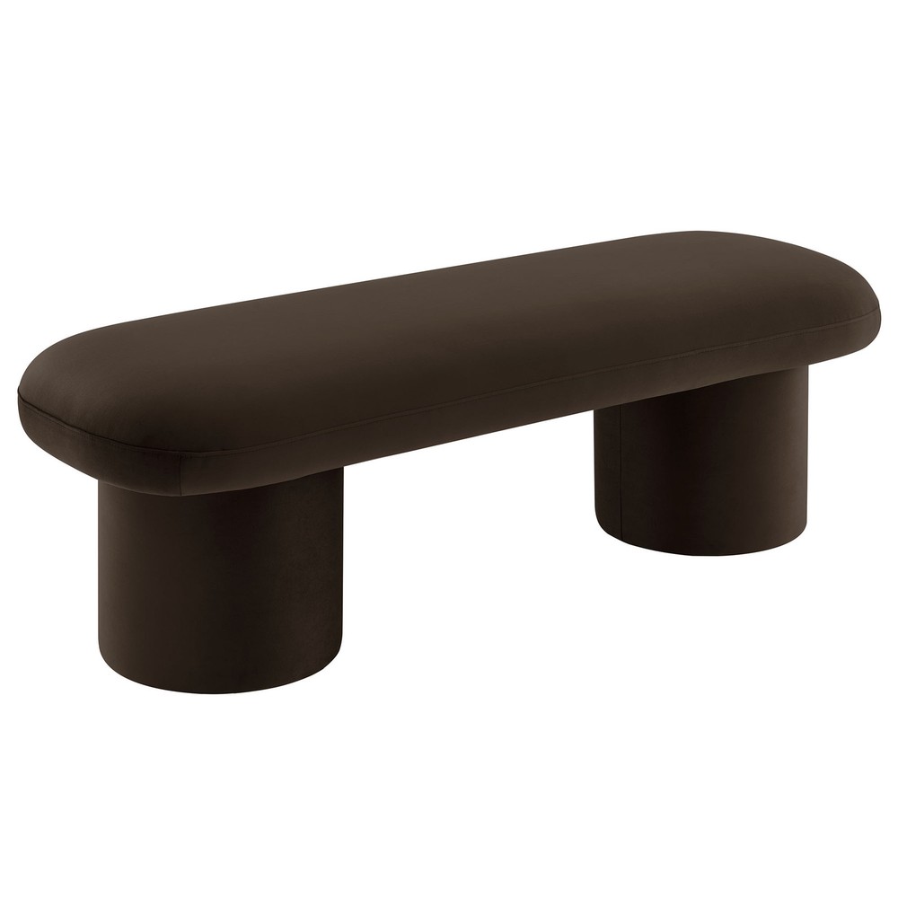 Orla Bench in Chocolate Brown