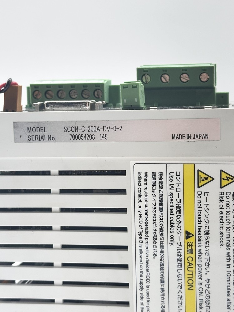 IAI SCON-C-200A-DV-O2 Linear Actuator Controller
