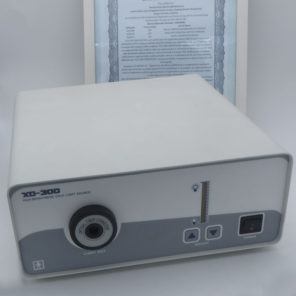 250W Xenon Fiber Optic Microscope Medical Cold Light Source with Touch Switch