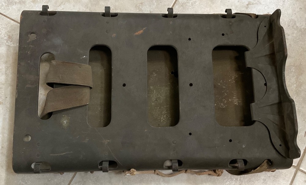 ORIGINAL WWII US ARMY J1944 EQUIPMENT AMMO CARRY PACK BOARD BACKPACK-DATED 1944