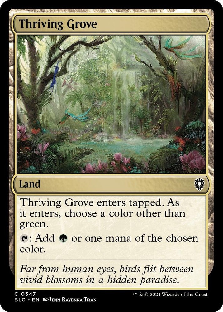 Thriving Grove Commander: Bloomburrow 347 MTG LP