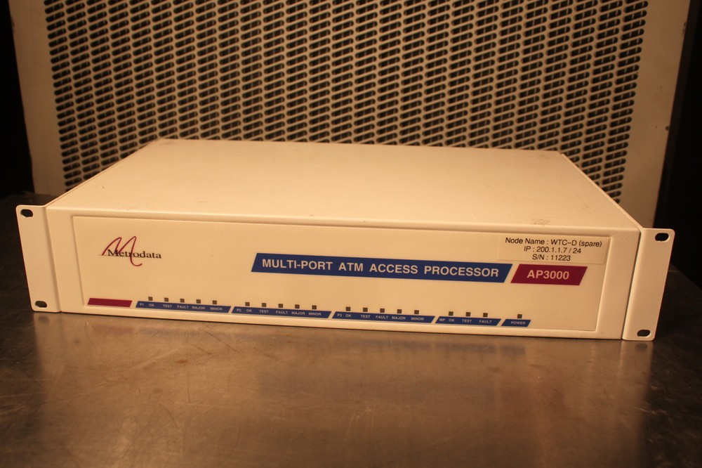 METRODATA AP3000 SATELLITE MULTI-PORT ATM ACCESS PROCESSOR #1