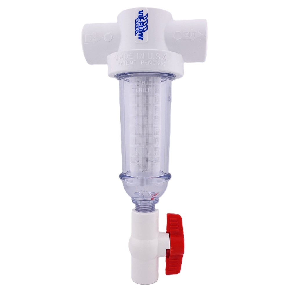 Vu-Flow VuFlow Rusco 1″ Poly Screen Filter System 30 Mesh