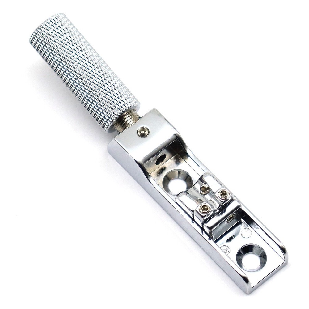 6 String Single String Bass Bridge Headless Individual Bridges and Nuts Silver