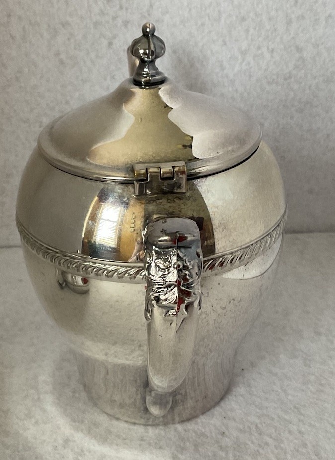 Pilgrim Silver Plated Tea Set Pot Creamer Lidded Sugar Bowl