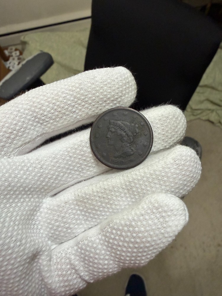 1840 Large Cent Large Date US Type Coin