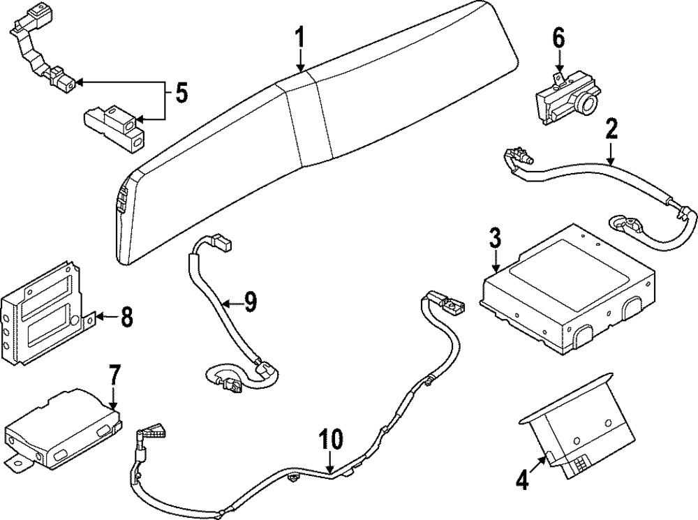 Genuine Nissan Control Module 284A1-5MP2A