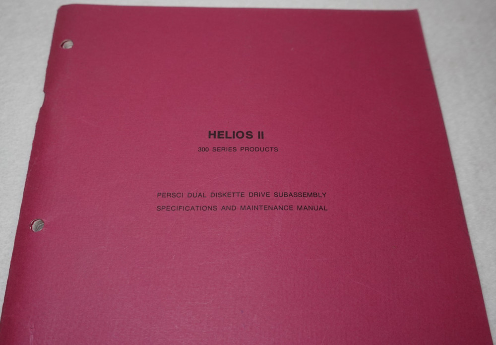 Helios II Persci Dual Diskette Drive 1977 Processor Technology Publication