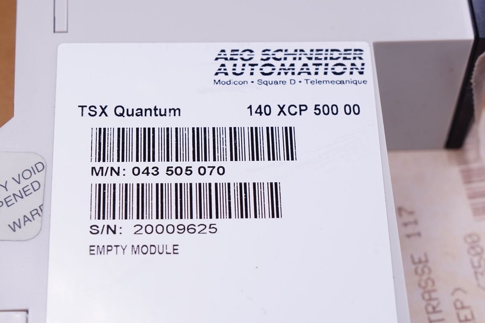 AEG Schneider Automation TSX Quantum 140 XCP 500 00 Empty Module, Empty Case