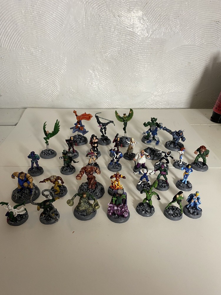 Marvel Superhero villian Custom painted miniatures Rare Wizkid E2