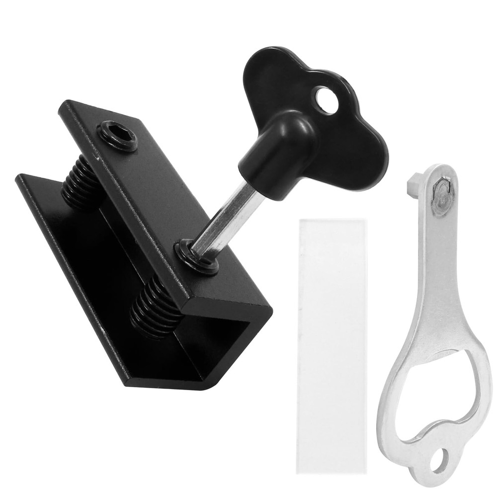 Window Locks - 4 Sets Sliding Window Locks Key Easy to Install Vertical & Hor...