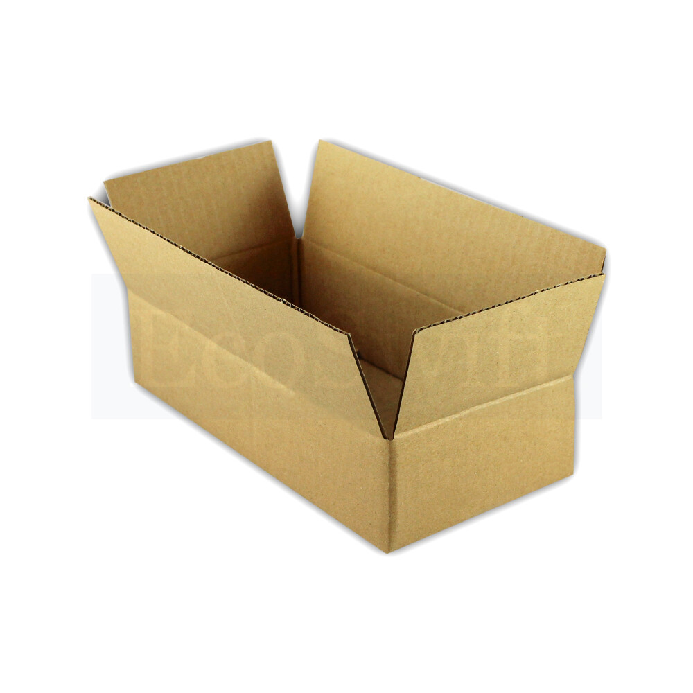 50 9x6x3 EcoSwift Cardboard Packing Moving Shipping Boxes Corrugated Box Cartons