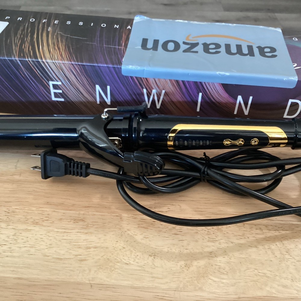 Enwind Curling Iron Amazon Black NIB