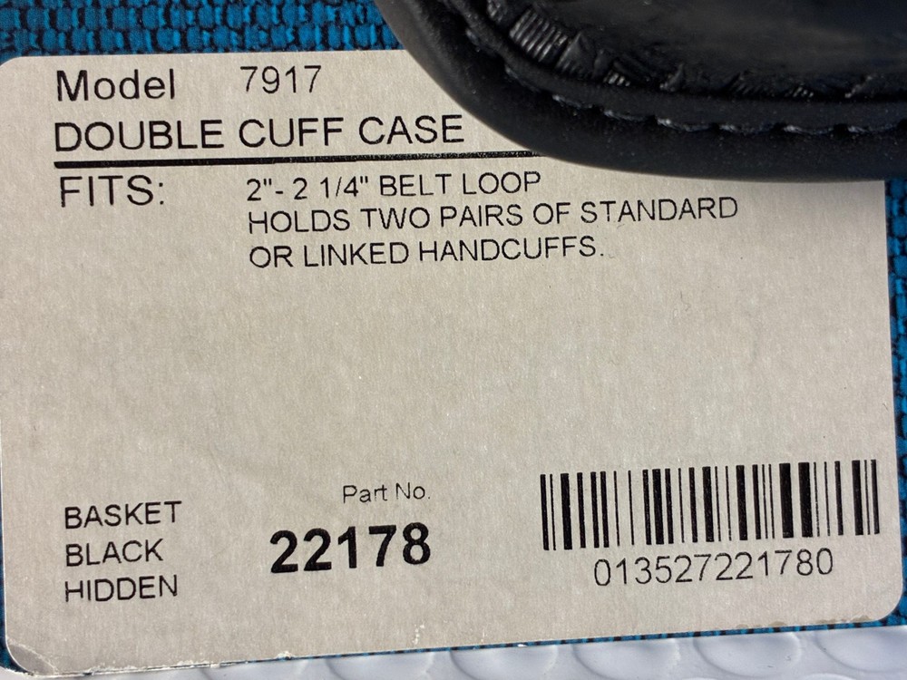 Bianchi AccuMold Elite - Model 7917 - Double Cuff Case