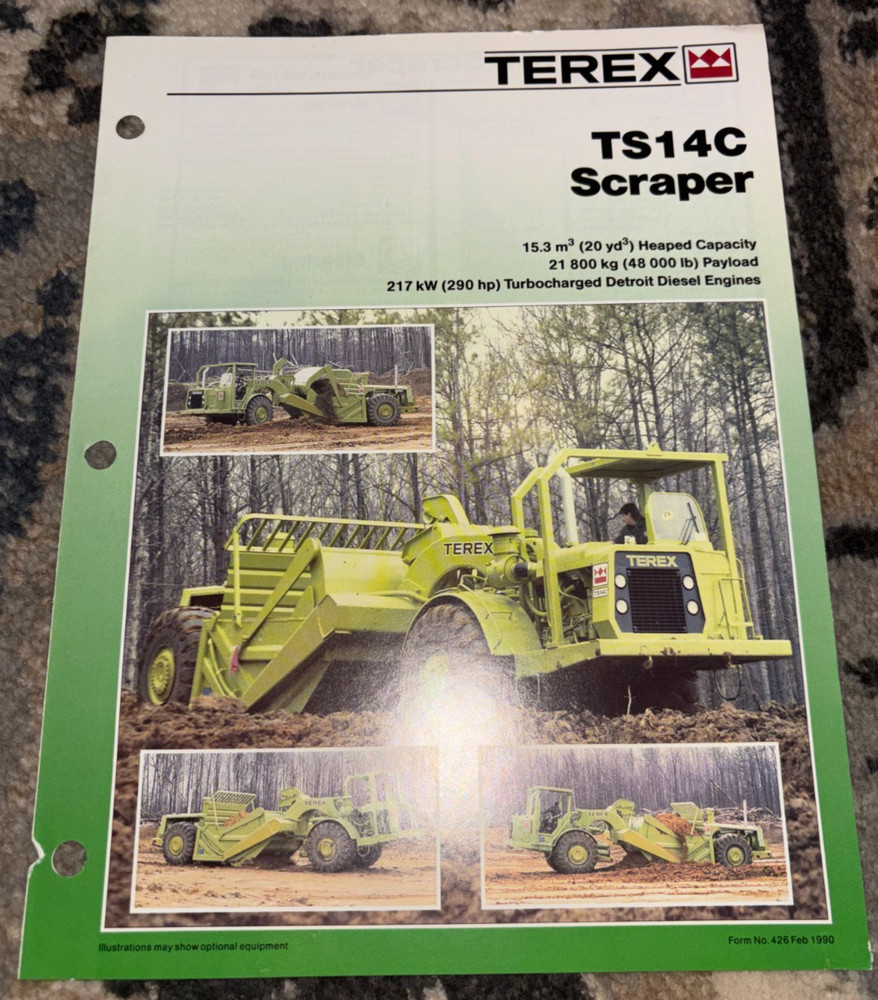 Terex TS14C Scraper Brochure AMIL25