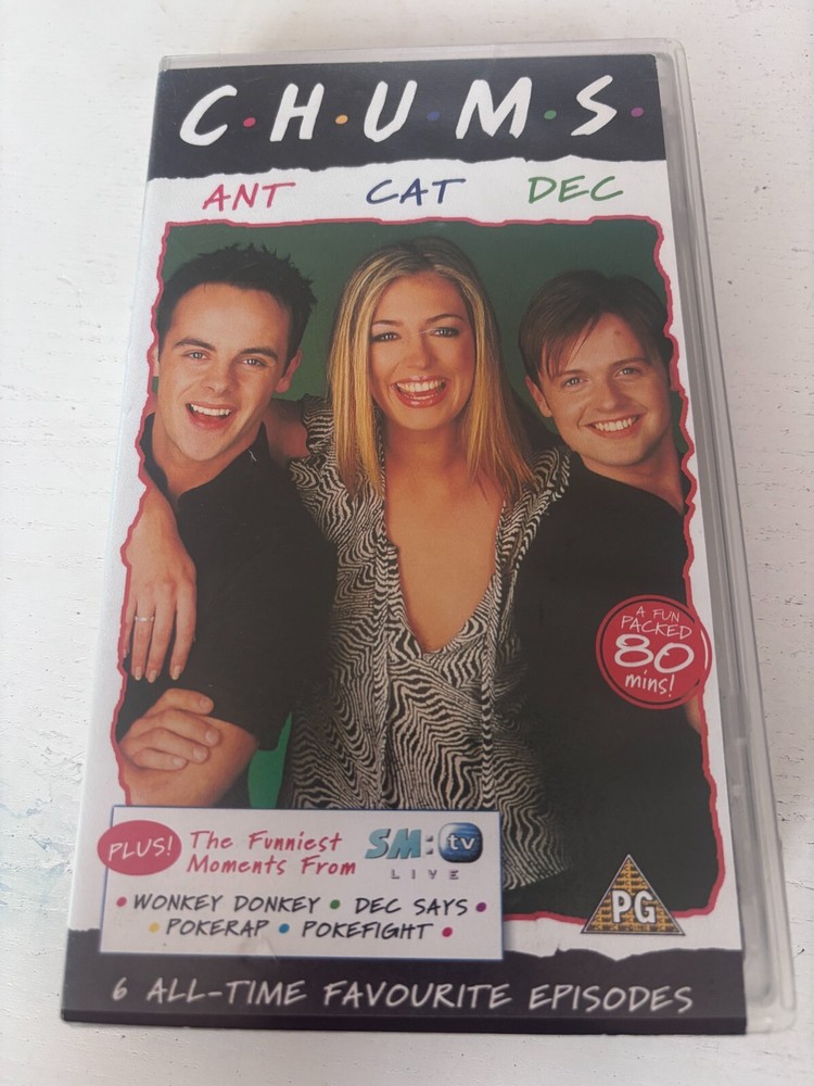 CHUMS ANT AND DEC  VHS VIDEO