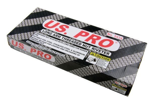 US PRO LONG ARM THREADED NUT RIVETER M3-12 B5434