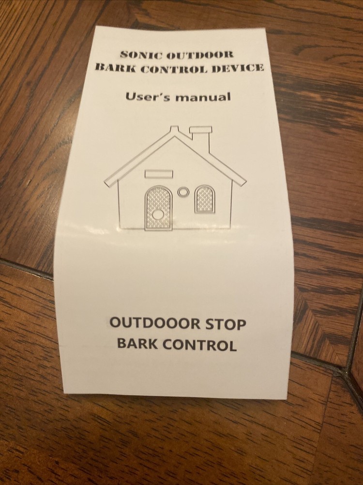 Sonic Bark Control Device