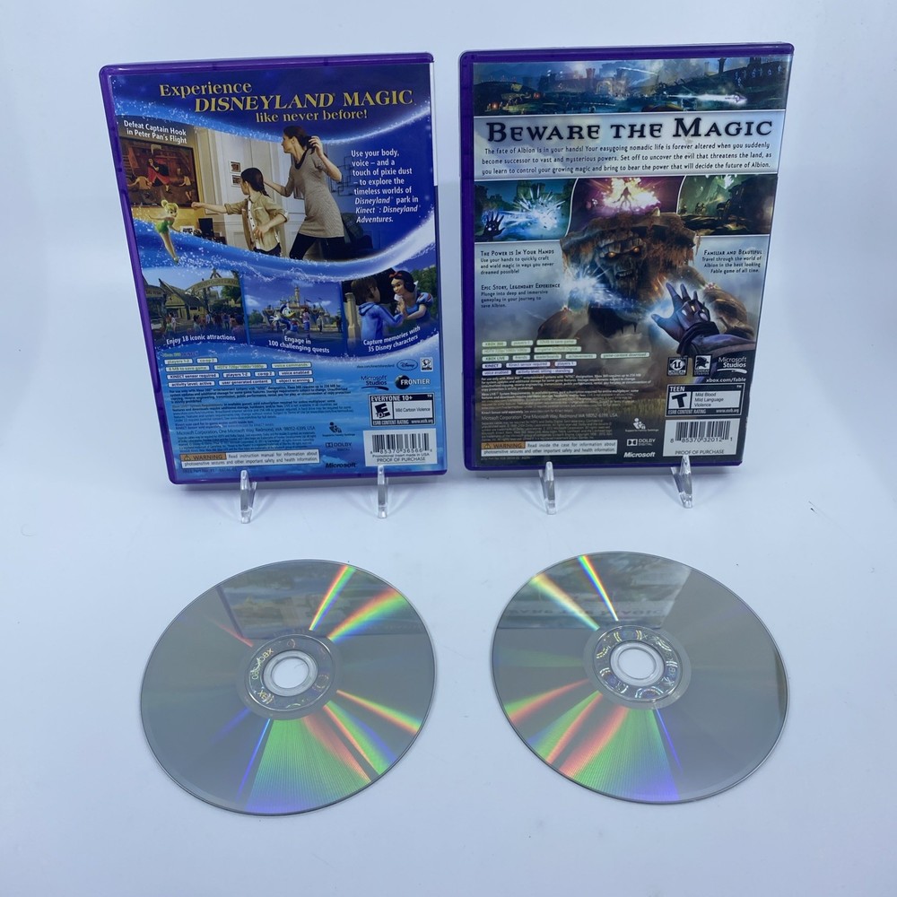 Microsoft Xbox 360 Kinect Sensor In Box w/ 6 Games Bundle