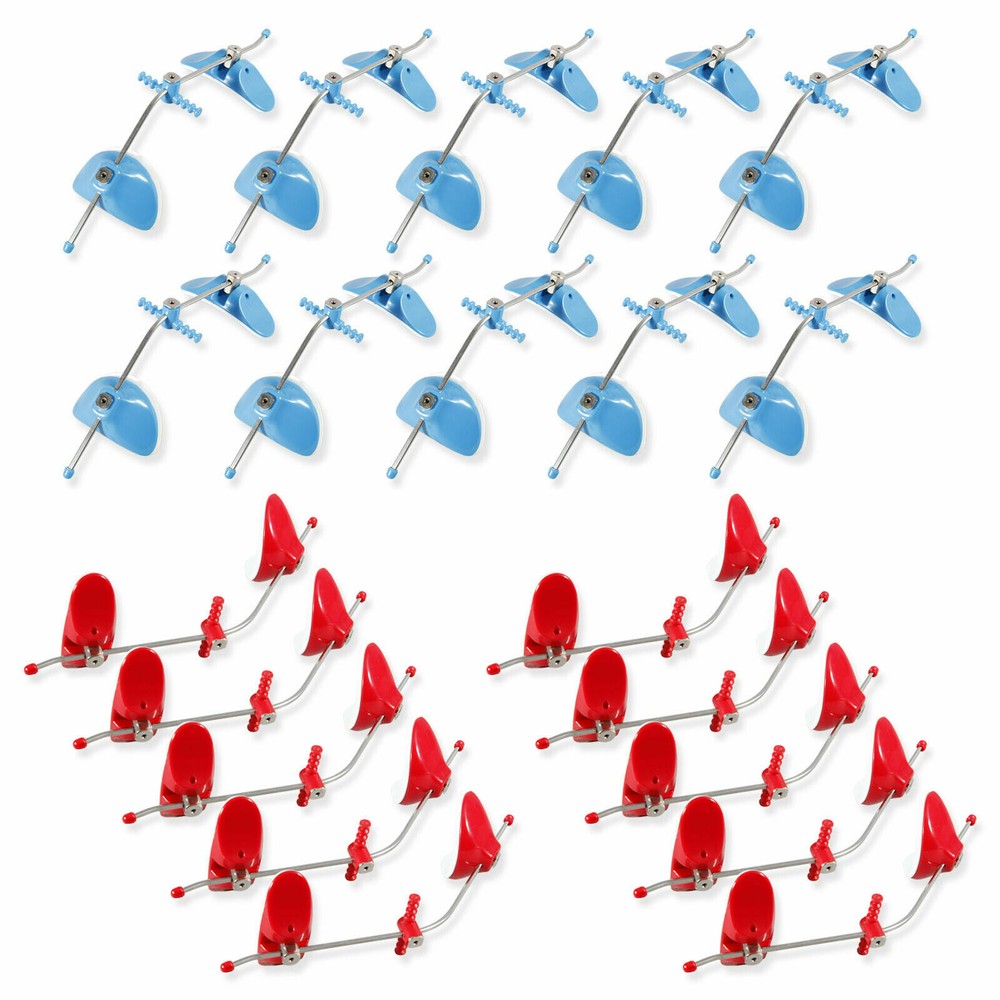 ADJUSTABLE ORTHODONTIC FACE REVERSE PULL HEADGEAR / FACIAL MASCARA Blue/Red