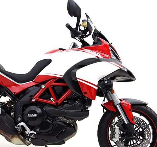 Denali light mount Black Ducati Multistrada 1200S 2010 - 2014