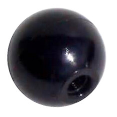 Dometic Replacement Control Ball Knob, 1-3/8" Diameter, 3/8-24 Thread, Black
