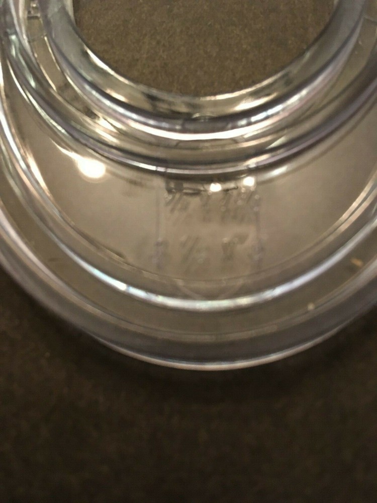 3 Plastic Oval Templates Creative Memories Scrapbook Cutting System Replacements