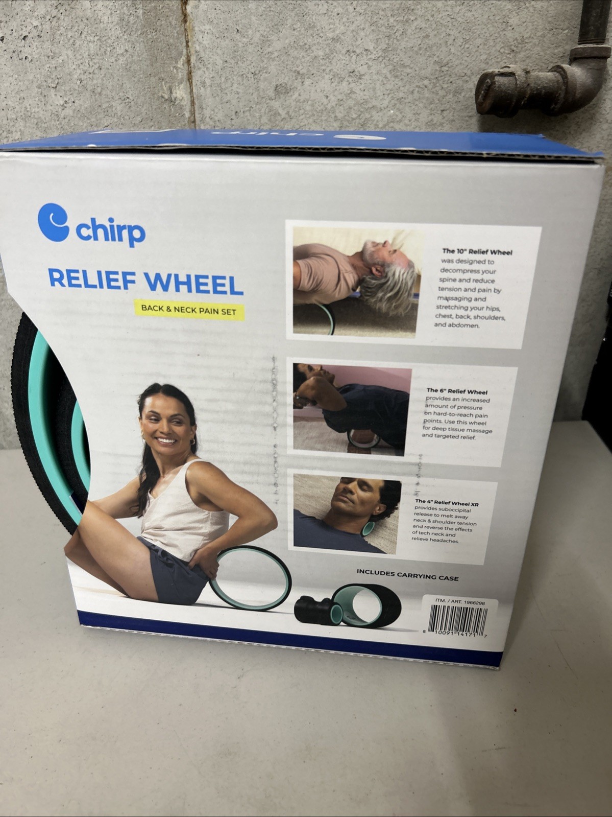 Chirp Wheel+ 3-Pack with Travel Carrying Case NEW