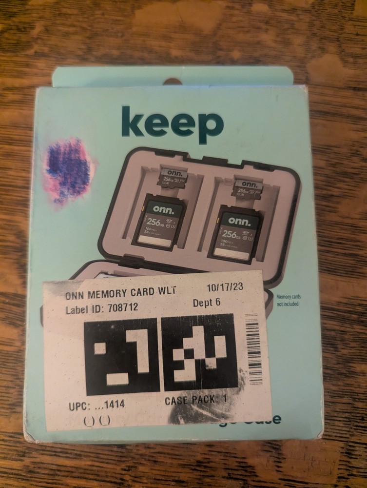 Onn Memory Card Storage Case