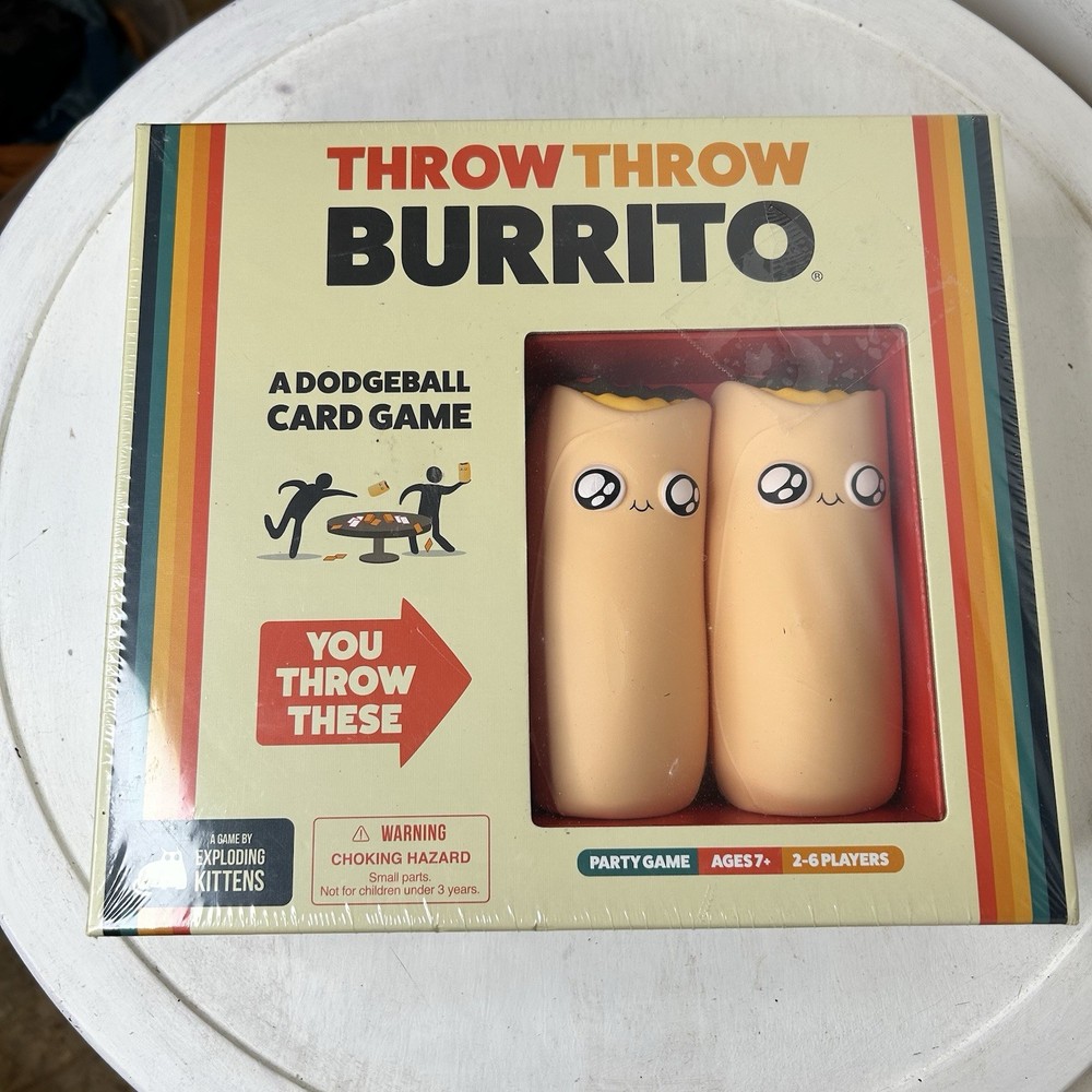 Throw Throw Burrito by Exploding Kittens - A Dodgeball Card Game Brand NEW