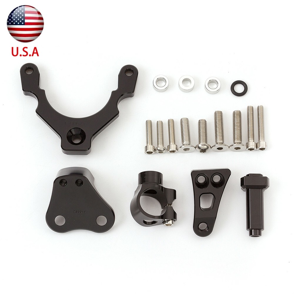 For Z900 2017-2025 CNC Steering Damper And Stabilizer Bracket Mount Support Kit