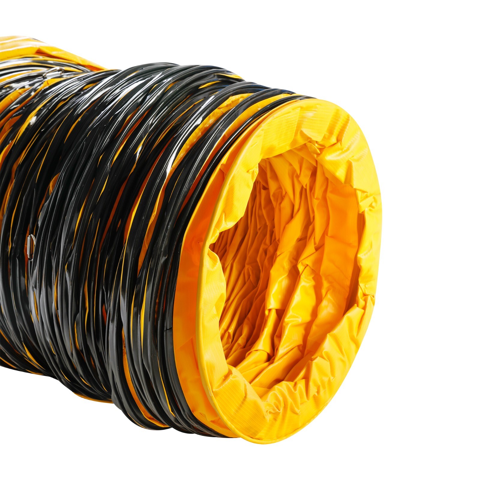 MOUNTO 25FT 16" Flexible Ducting Hose – Heavy-Duty PVC for Ventilation, HVAC