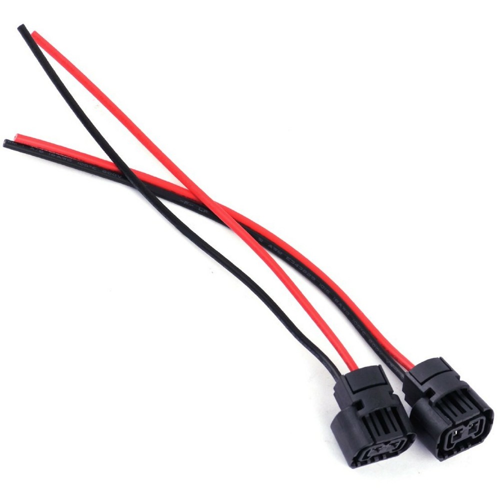 Wire Pigtail Female PSX24W 2504 Two Harness Fog Light Bulb Connector Plug Socket