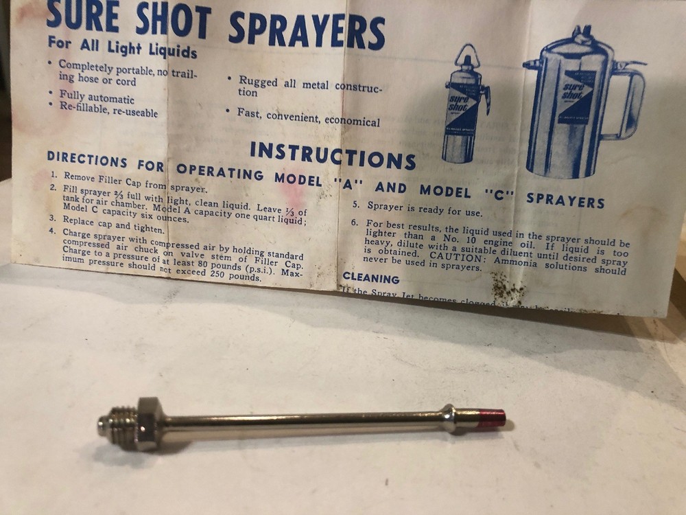Steam Nozzle,Long,3" SURE SHOT P245