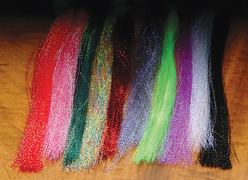 Hareline Dubbin' SOLID COLOR KRYSTAL Fly & Jig Tying Flash Material U Pick Color