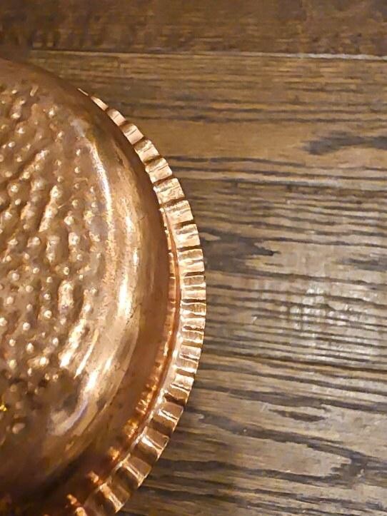 Copper and Brass Trinket Dish Coin Dish