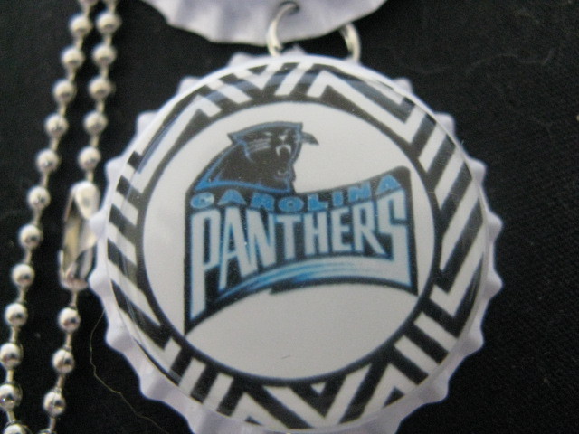 1" Bottle Cap Image R/View Mirror ~ Handcrafted ~ **Gift Idea ~ Panthers