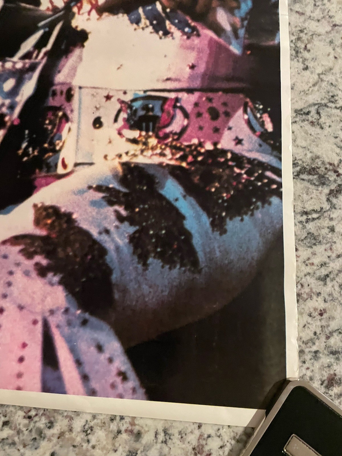 Elvis Poster 1972 Original Rare King of Rock & Roll 23” X 35”