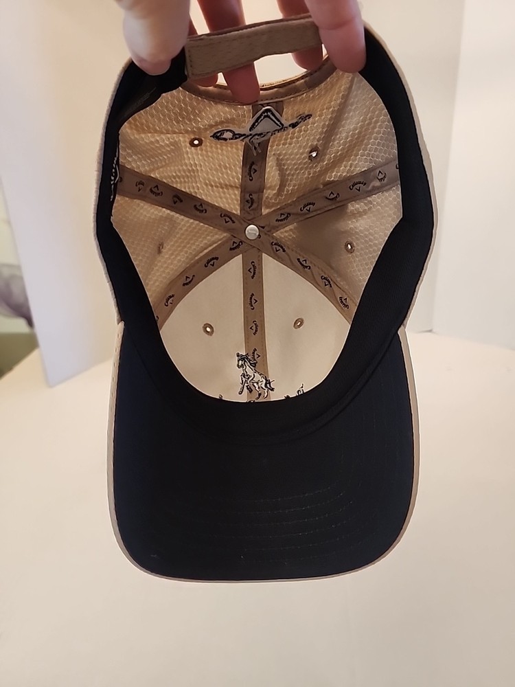 NEW! Callaway Perfomance Pro Beige Adjustable Golf Hat/Cap Soft Has Tags. 🧢