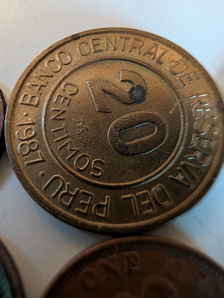 10 Foreign Coins All Different Years Very Nice Condition