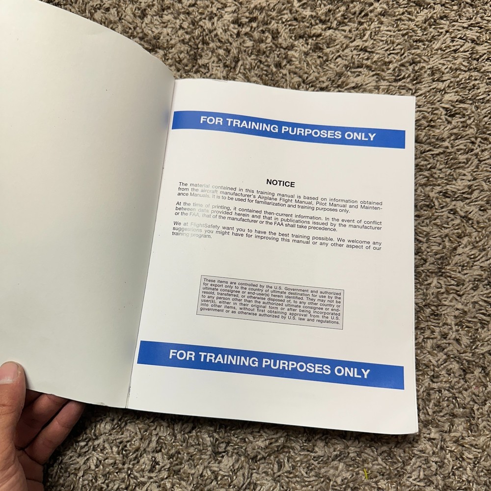 Learjet 60 Pilot Training Manual Book FlightSafety Third Edition