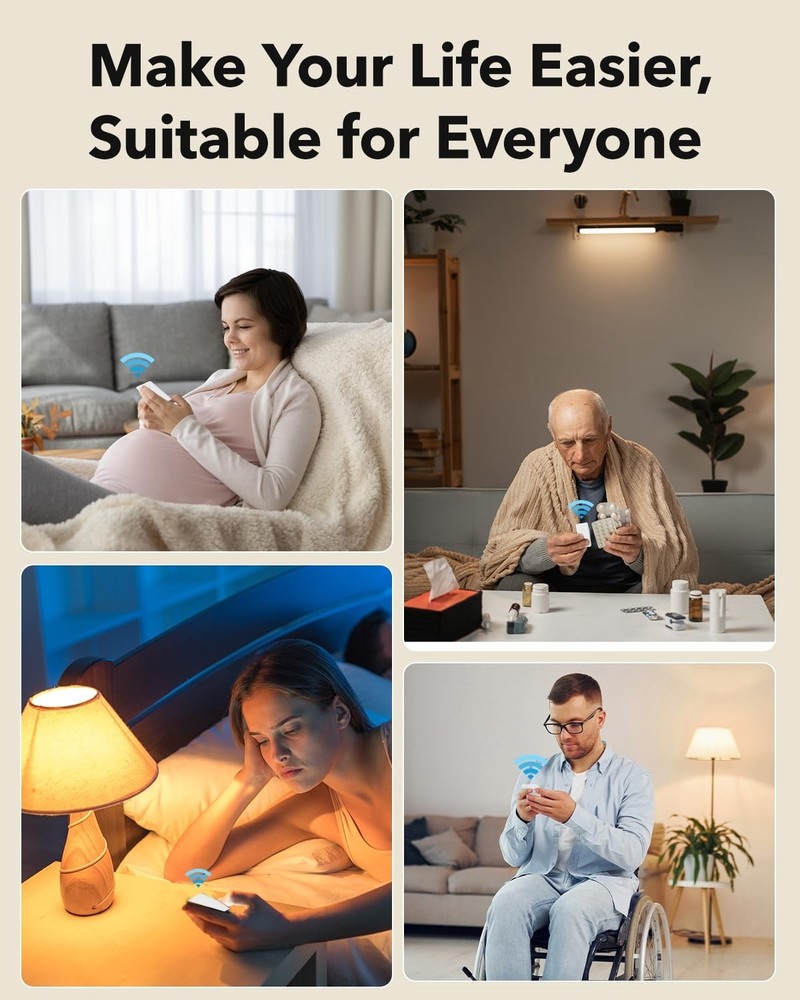 Wireless Remote Control Outlet Plug Switch 100ft RF Range No Wiring Needed