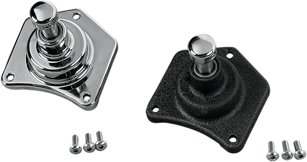 CUSTOM CYCLE ENGINEERING End Cover - Solenoid /Starter Button - Fits Harley