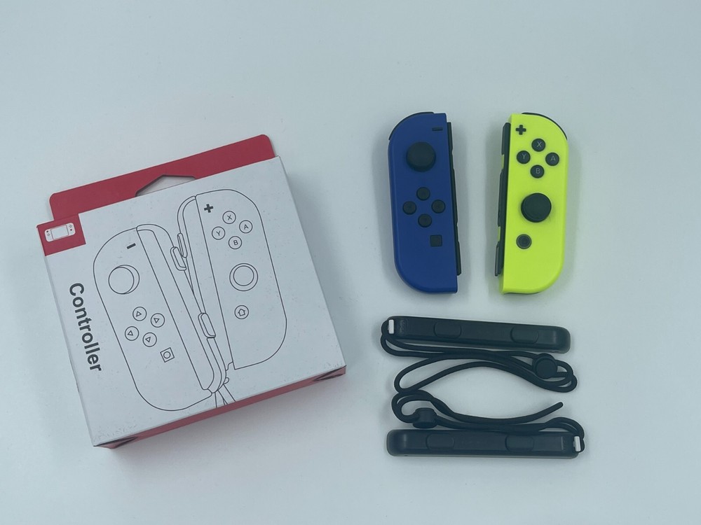L & R Bluetooth Wireless Gamepad Controller W Straps for Nintendo Switch Joy Con