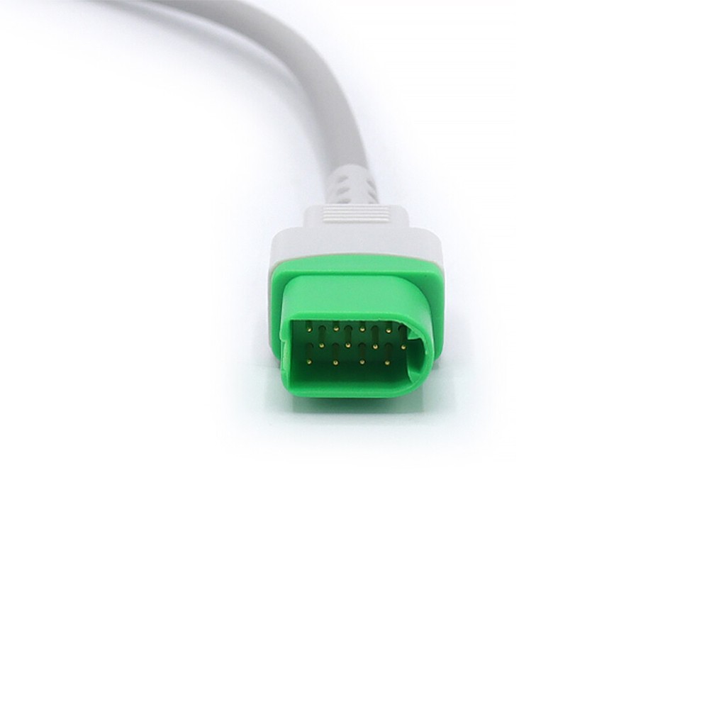 Mindray ECG Compatible Direct Connect 12 Pin 3 Leads Snap - Same Day Shipping