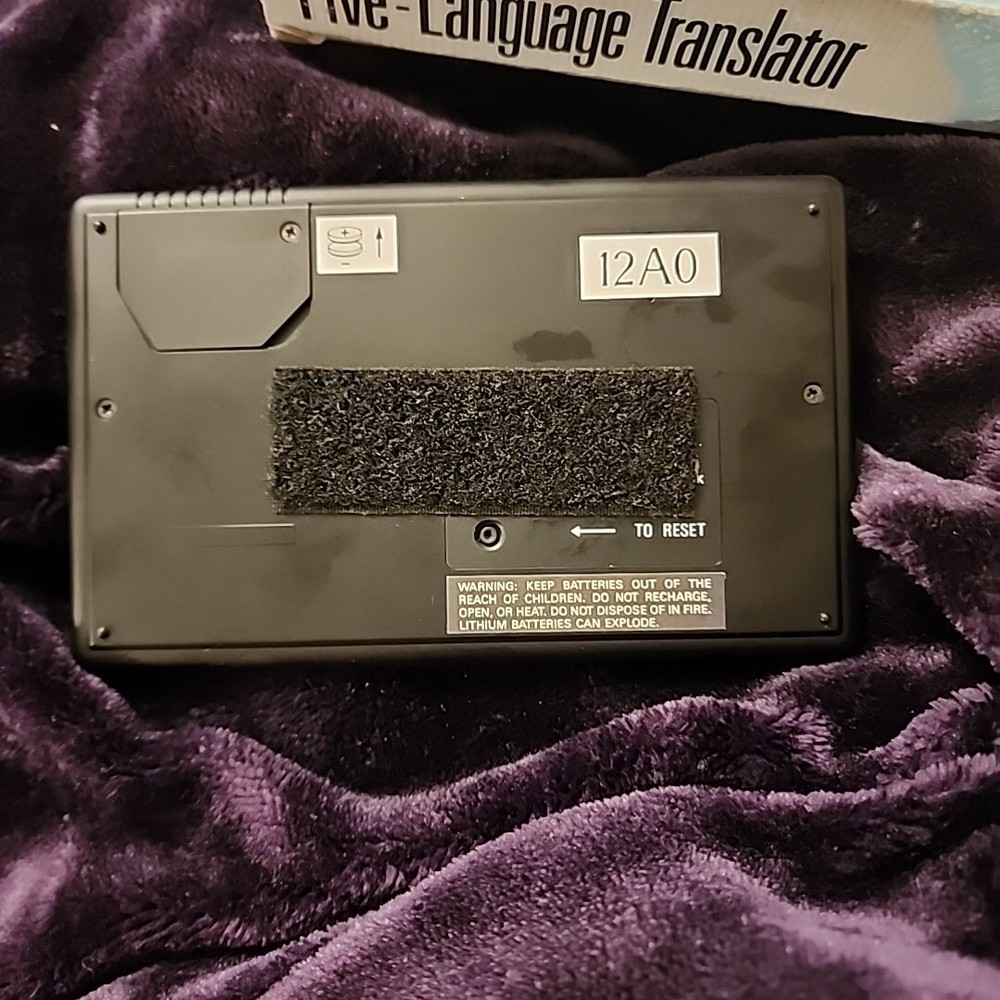 Micronta LCD-Language Translator Tested Works