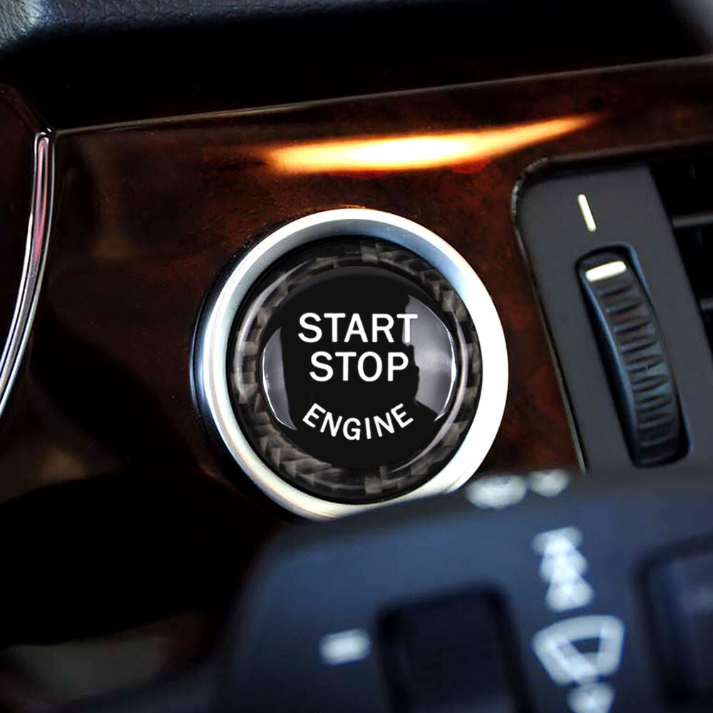 Engine Start Stop Button Replace Cover With Ring For BMW E90 E92 E93 2009-2012