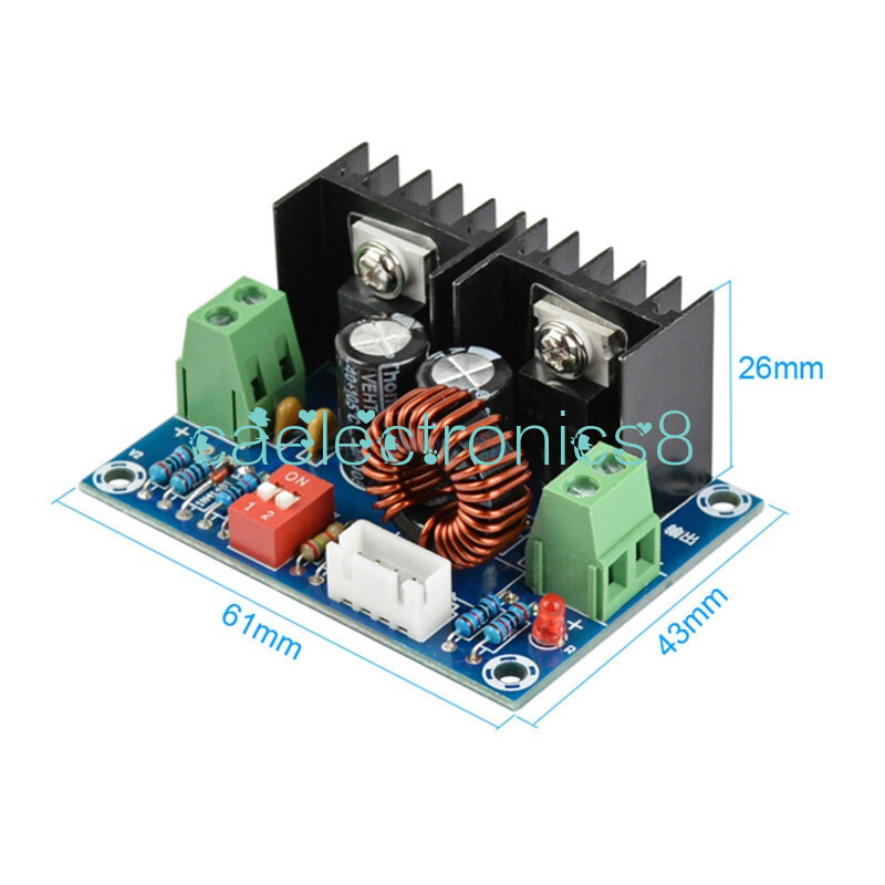 NEW 200W 8A DC-DC Buck Converter Voltage Regulator Adjustable Step Down Board