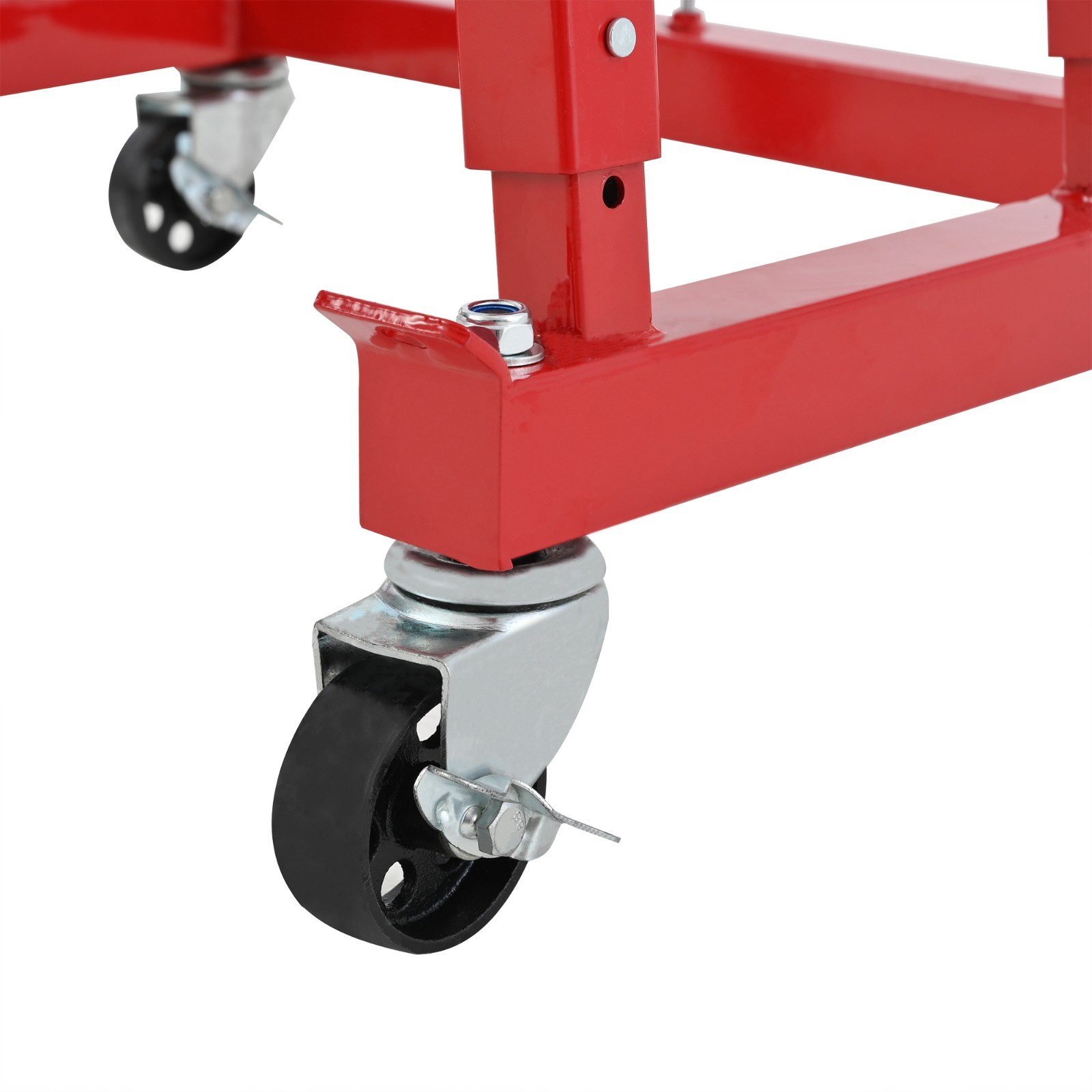 ATV Motorcycle Engine Cradle Dolly, Motorcycle Dolly, Engine Stand ,Red