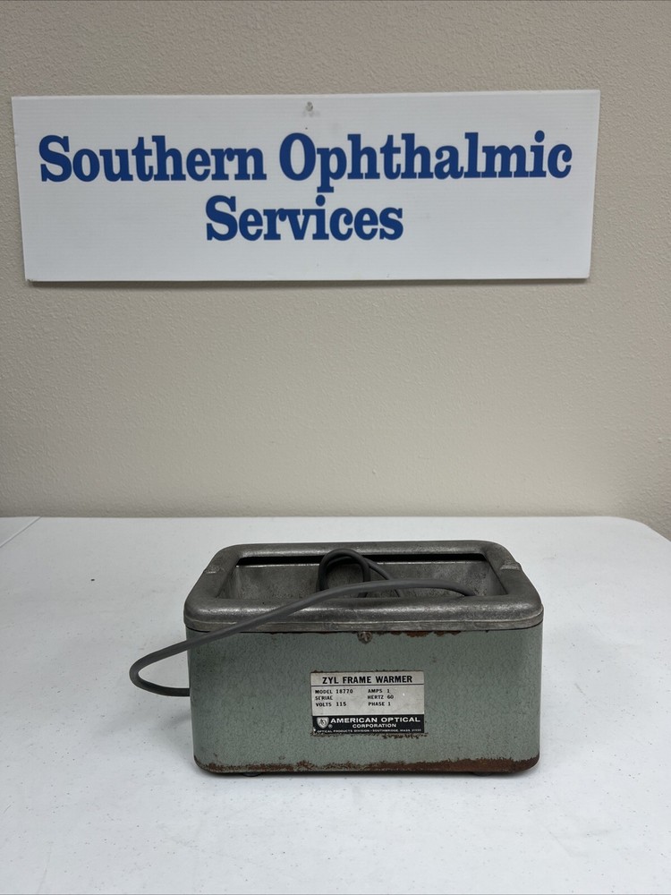 American Optical Eye Glass Frame Warmer